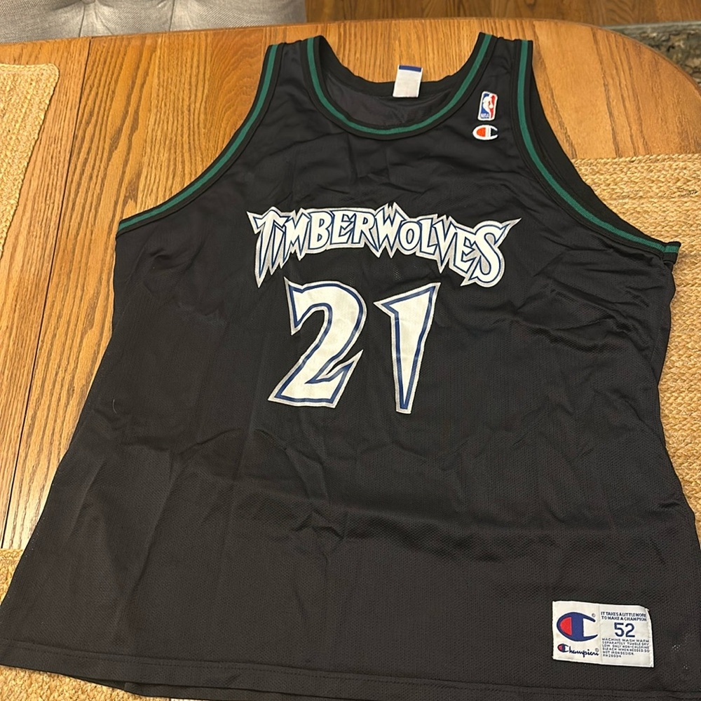 Kevin Garnett, Minnesota Timberwolves, #21, Jersey